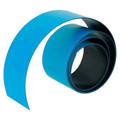 Magnetic Flexible Strip, 1000 x 10 mm Blue, Flexible Magnetic Strip for Craft and Diy Projects.