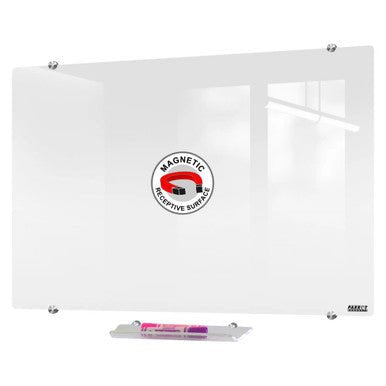 Magnetic Glass Whiteboard (900 × 600mm)