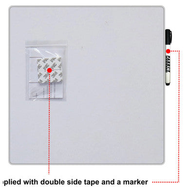 Magnetic Whiteboard Tile (355*355mm - Silver)