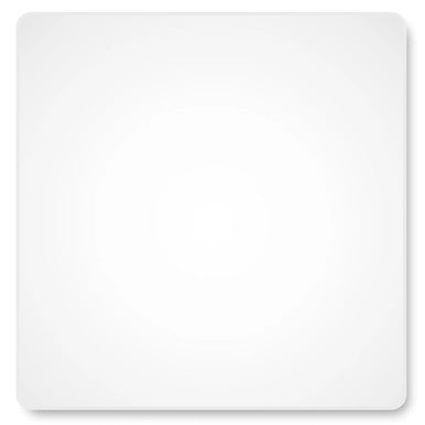 Magnetic Whiteboard Tile, a 355 x 355 mm White Magnetic Whiteboard Tile with Smooth Surface and Rounded Edges.
