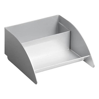 Modern Steel Business Card Holder - Silver