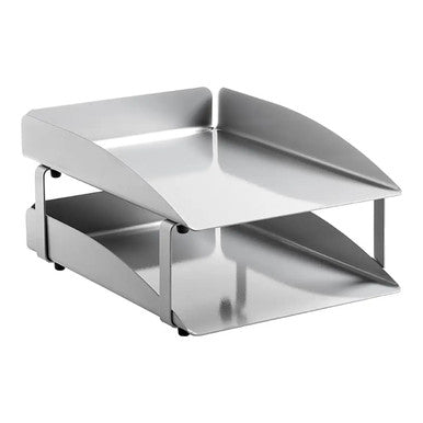 Modern Steel Two - Tier Letter Tray