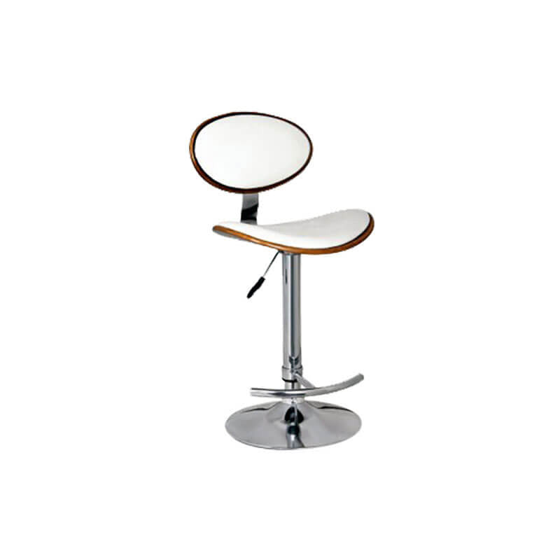 Nele Polywood Adjustable Seat Height Footrest Bar Stool