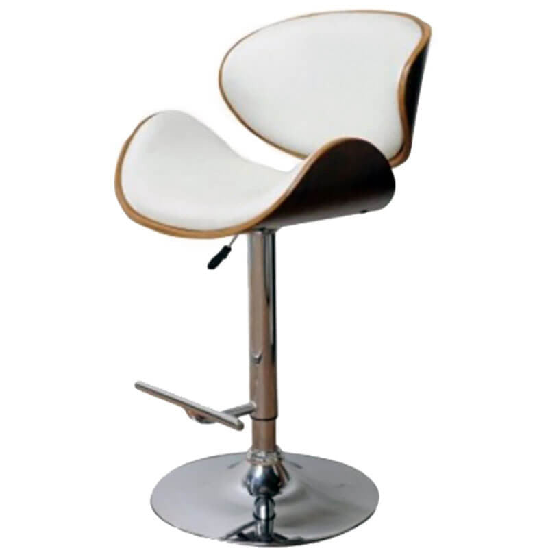 Nelly Polywood Adjustable Seat Height Footrest Bar Stool