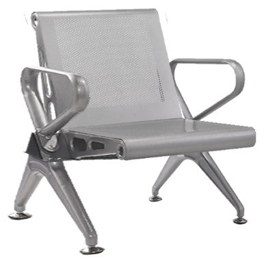 New Chrome Deluxe One-seater Airport Bench