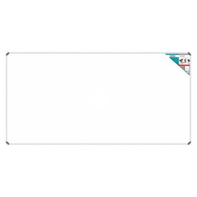 Non-Magnetic Whiteboard (1800 x 1200 mm) BD1268, Large Whiteboard with a Sleek White Surface and Metal Frame, Ideal for Classrooms and Offices.