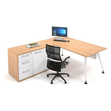 Nordic Executive Desk in Veneer Wood
