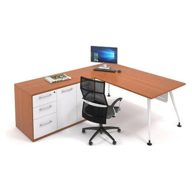 Nordic Executive Desk in Veneer Wood
