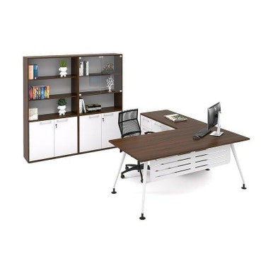 Nordic Executive Desk in Veneer Wood