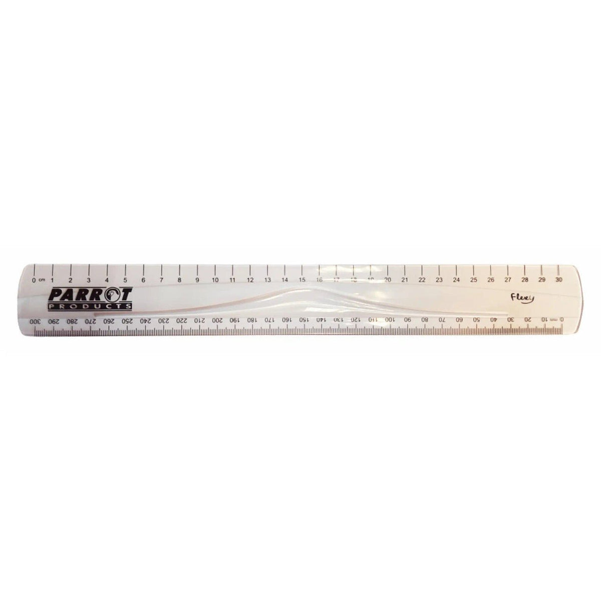 Parrot Flexible Ruler 30cm Clear