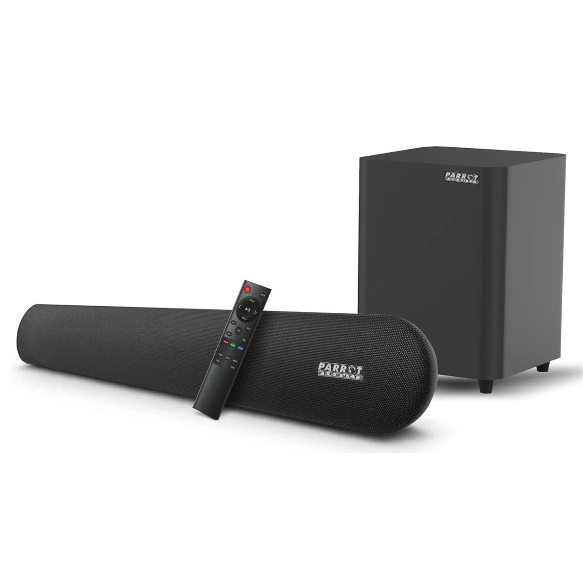 Parrot Speaker Sound Bar + 5.25 Inch Wireless Sub Incl Wall Bracket