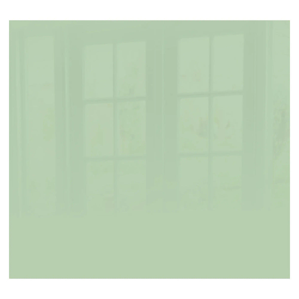 Decorative Glass Wall Tile (598 X 650 X 6mm) Pastel Green
