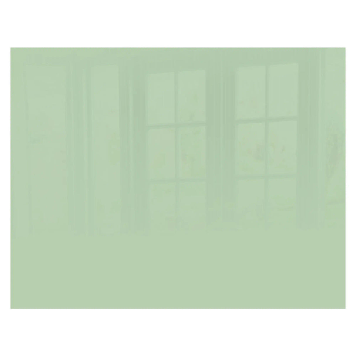 Decorative Glass Wall Tile (898 X 700 X 6mm) Pastel Green