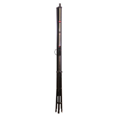 Projector Tripod Screen 1270 x 1270 mm, a Collapsible Black Tripod with Adjustable Height and a Built-in Projector Screen for Presentations and Outdoor Movies.