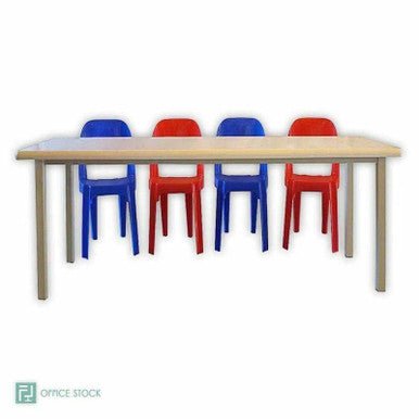 Rectangular Cradle Stand Fibreglass Table
