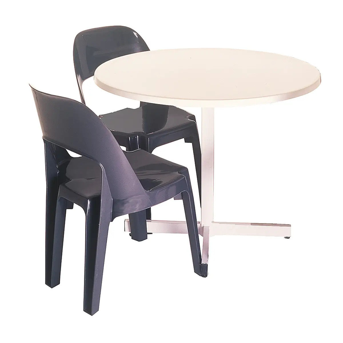 Round Centre Pedestal Fiberglass Table