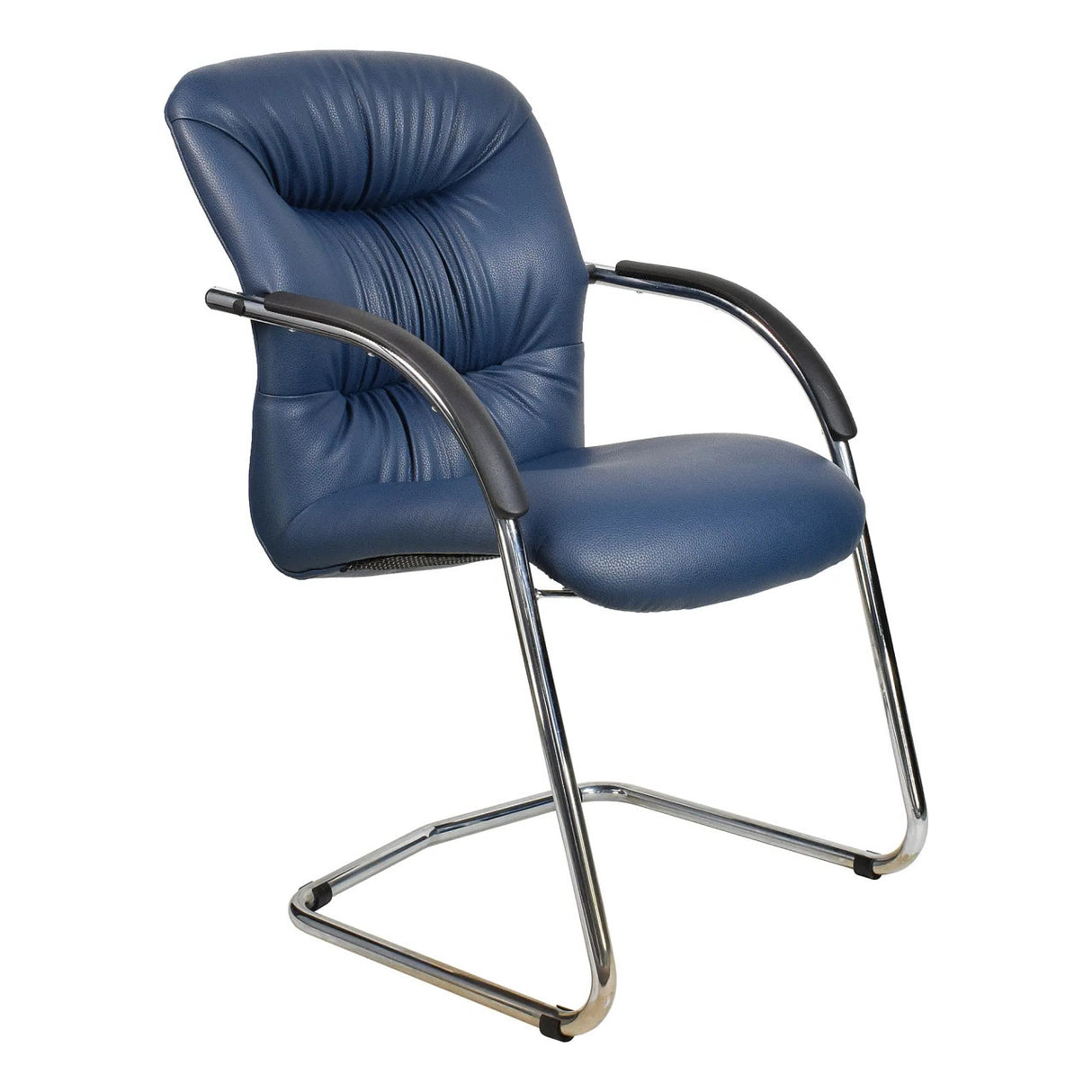 Ruched Tuscan Sleigh Base Visitor Office Chair