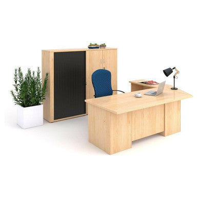 Senator Executive Desk in Veneer Wood-3