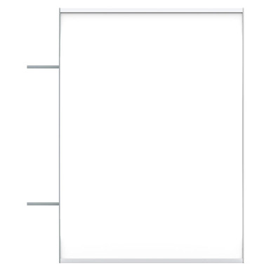 67 Brand Sign Frame, 420 x 300 mm Double-sided Wall Mounted, Powder Coated, Custom Lengths Available, for Indoor or Outdoor Use, Featuring a Sleek Frame Design with Masonry Screws and Plugs, Ideal for Personalised Sign Display.