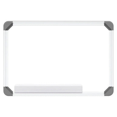 Slimline Magnetic Whiteboard (300 x 450 mm), Non-Retail, with Aluminium Frame and Eraser, Suitable for Offices and Classrooms.
