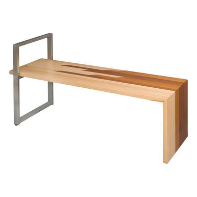 Solid Wood Laminated Bench | Steel Furniture | Office Stock