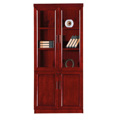 Somerset Two Door Glass Wall Unit