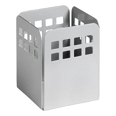 Square Punch Steel Pencil Cup - Additional View 3