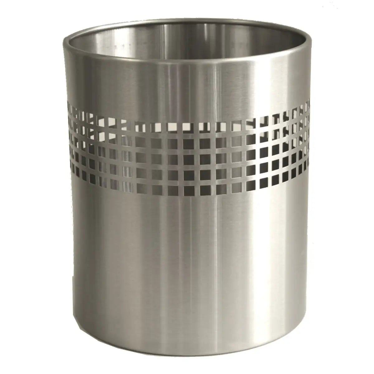 Square Punch Steel Waste Paper Bin