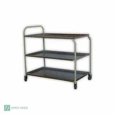 Stainless Steel Three Tier Tea Trolley