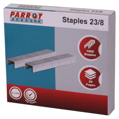 Staples (Staple Size: 23 / 8 - Box of 1000 - 50 Pages)