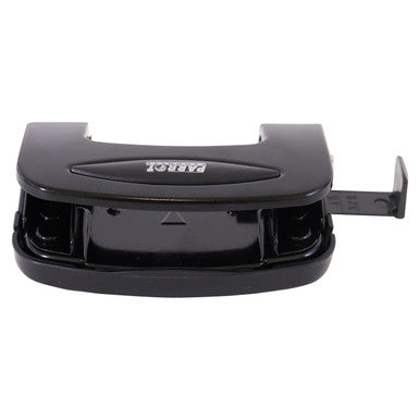 Steel Hole Punch (10 Sheets - Black), Black Metal Hole Puncher with Punching Capacity and Ergonomic Handle for Office or School Use.