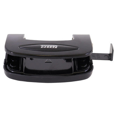 Steel Hole Punch (20 Sheets - Black), Black Handheld Paper Hole Puncher with Adjustable Punching Capacity.
