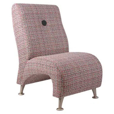 Tokyo Occasional Chair by Office Stock South Africa, Featuring a Textured Fabric and Metal Legs