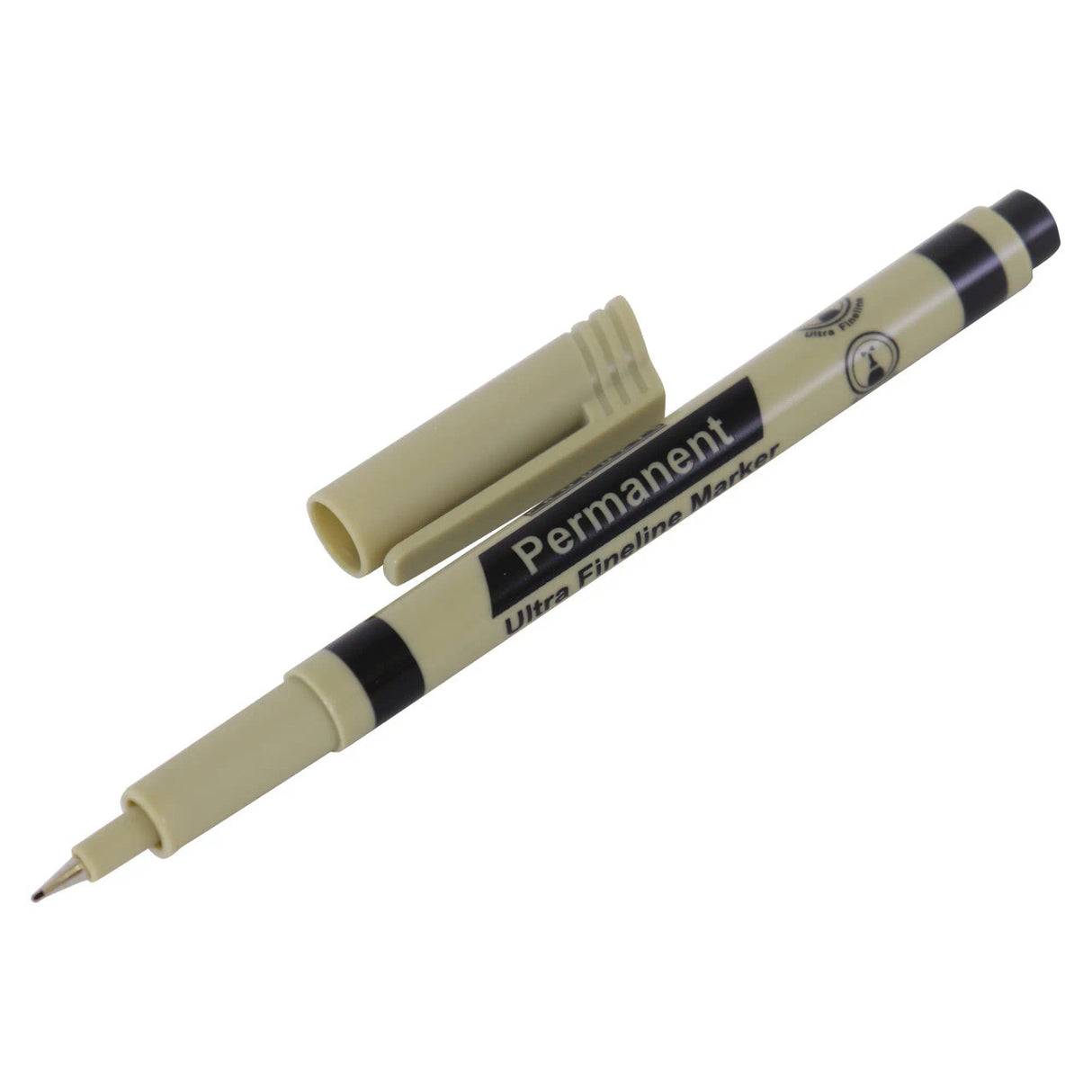 Permanent Marker Ultra Fine line (Black - Carded)