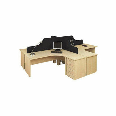 Value Workstation Four Way Desk