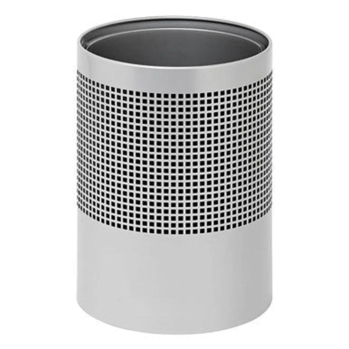 Wide Litter Bin No Lid Square Punch
