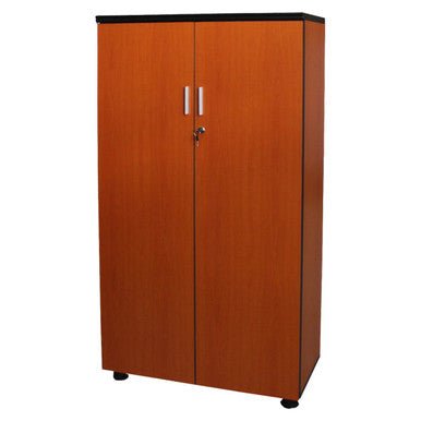 Wooden Door Cabinet with Three Shelves