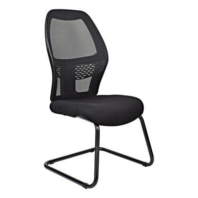 Xenon Mesh Visitor Office Chair with No Arms Front Side View | Office Chairs | Office Stock
