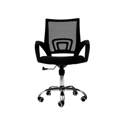 Zira Operators Chair, Ergonomic Office Chair with Breathable Mesh Backrest, Cushioned Seat, Adjustable Height, and Swivel Base with Wheels.