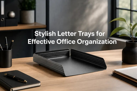 Stylish Letter Trays for Effective Office Organization