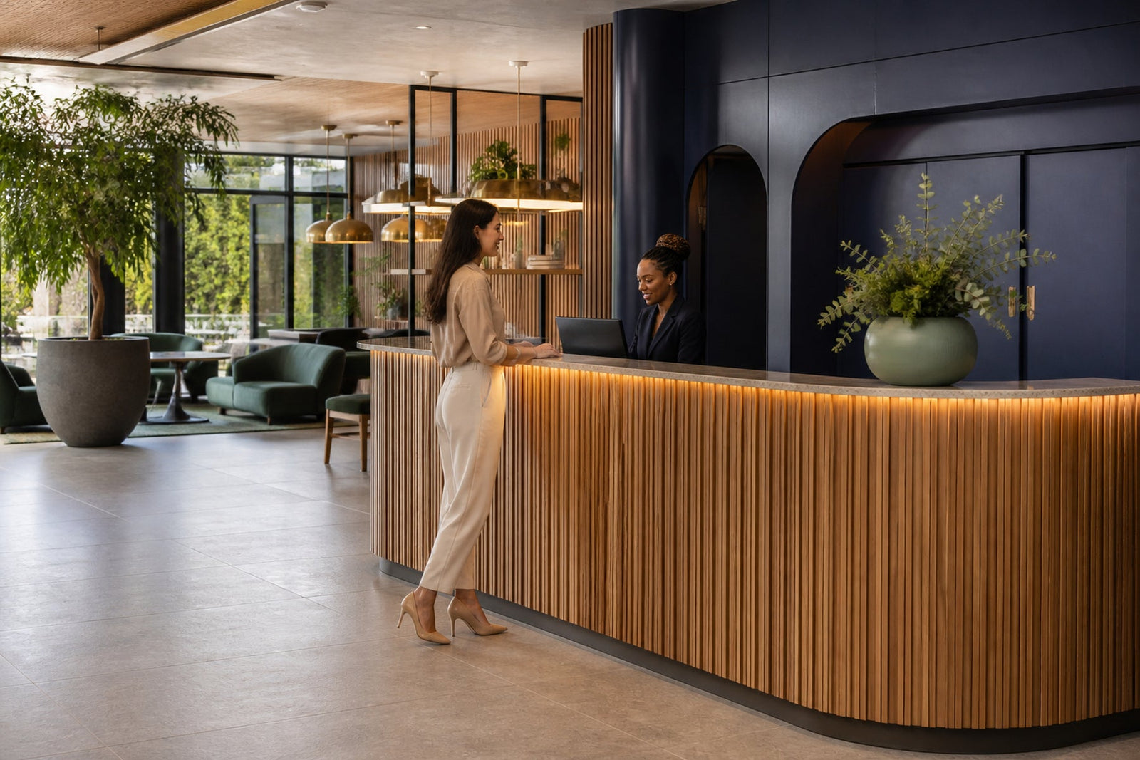 Modern Reception Desk Design Ideas for Southern African Businesses 2025 – Office Stock workplace guide