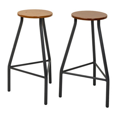 690 mm High Laboratory Stool - Supawood Seat
