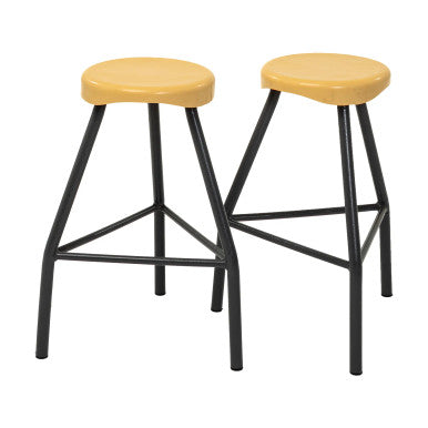 460 mm High Laboratory Stool - Plastic Seat