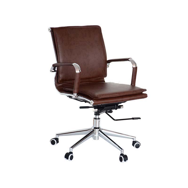 Classic Eames Flat Cushion Medium-back Chair