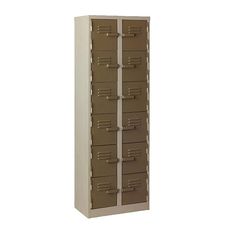 Twelve-Tier Factory Locker