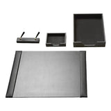 Executive Leather Desk Set