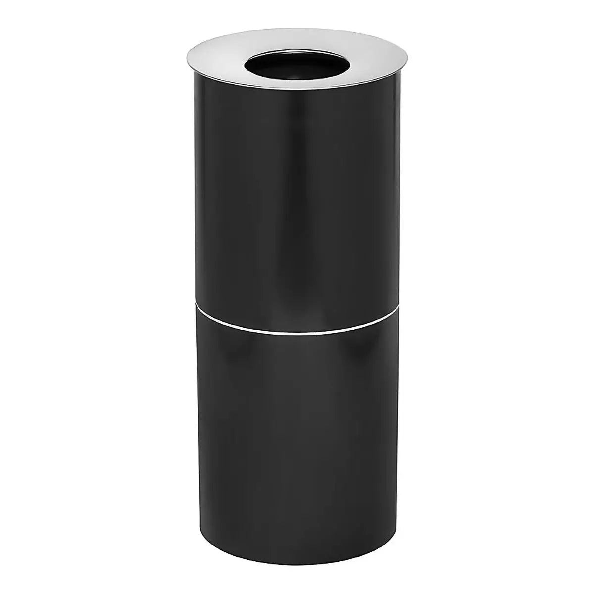 Plastic Standing Ashtray with Stainless Steel Top