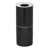Plastic Standing Ashtray with Stainless Steel Top