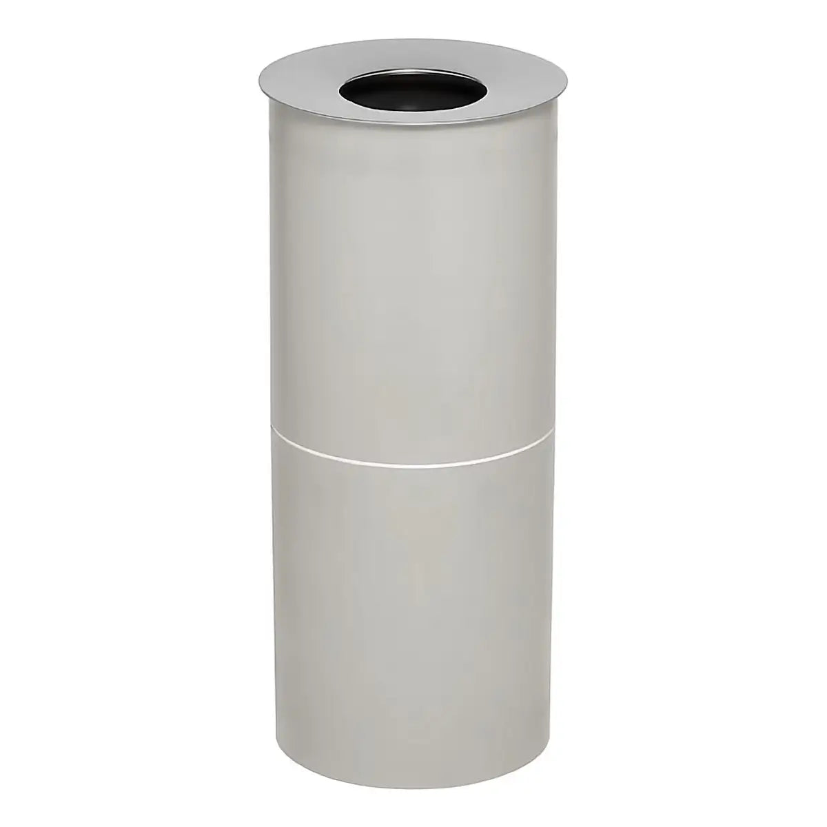 Plastic Standing Ashtray with Stainless Steel Top
