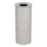 Plastic Standing Ashtray with Stainless Steel Top